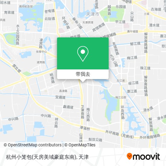 杭州小笼包(天房美域豪庭东南)地图