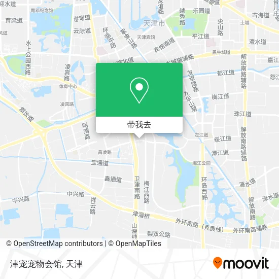 津宠宠物会馆地图