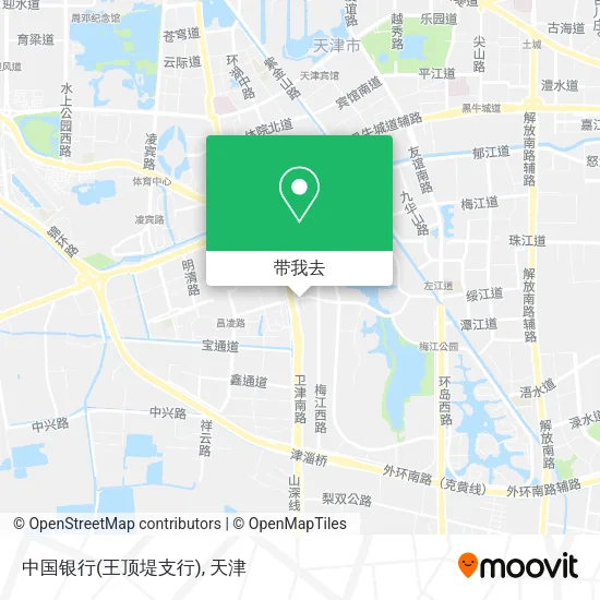 中国银行(王顶堤支行)地图