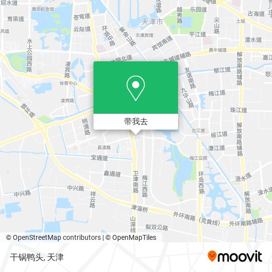 干锅鸭头地图