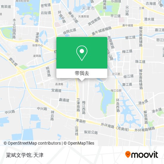 粱斌文学馆地图