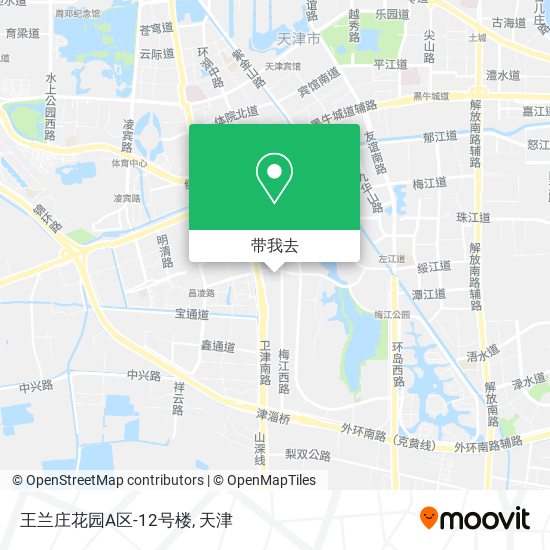 王兰庄花园A区-12号楼地图
