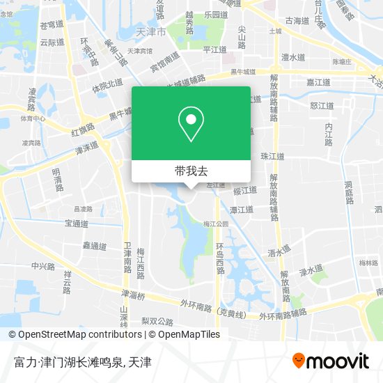 富力·津门湖长滩鸣泉地图