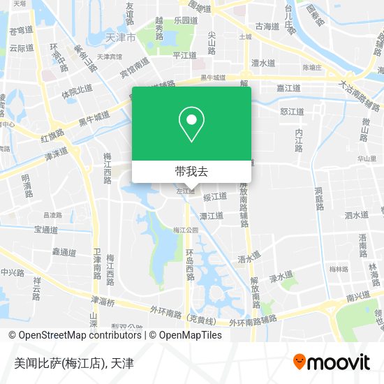 美闻比萨(梅江店)地图