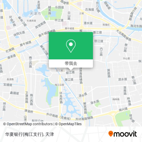 华夏银行(梅江支行)地图