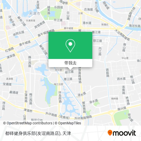 都铎健身俱乐部(友谊南路店)地图