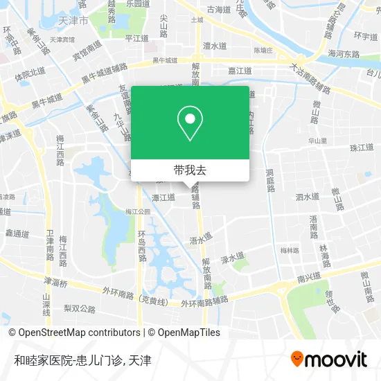 和睦家医院-患儿门诊地图