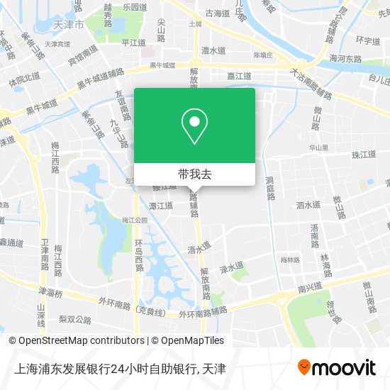 上海浦东发展银行24小时自助银行地图