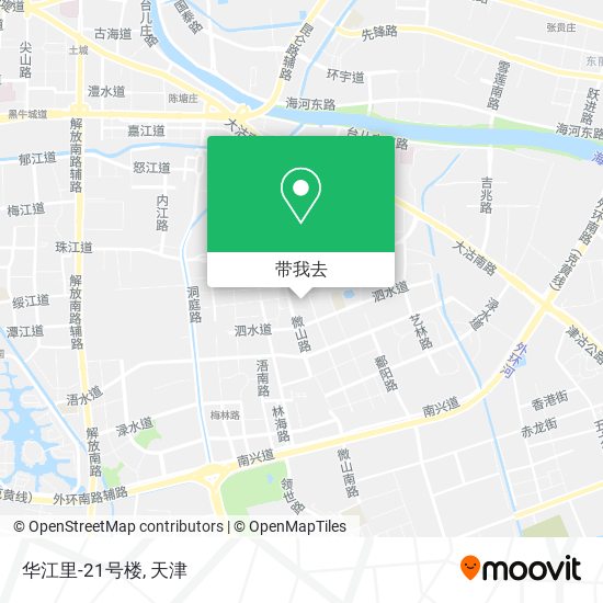 华江里-21号楼地图