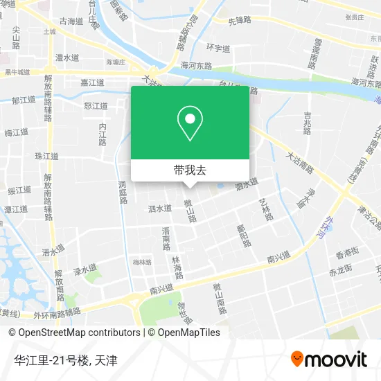华江里-21号楼地图