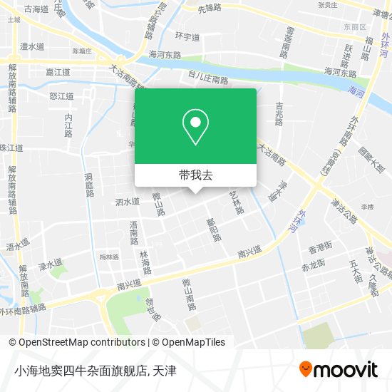 小海地窦四牛杂面旗舰店地图