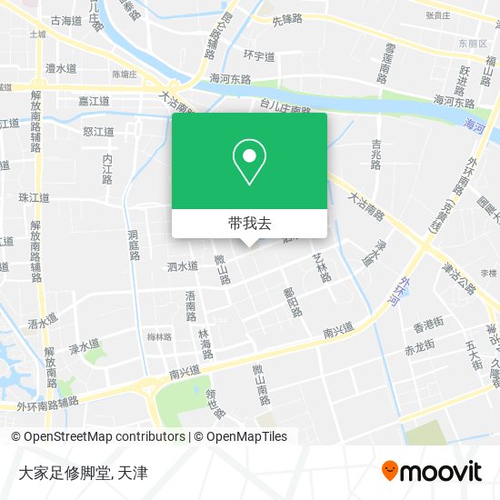 大家足修脚堂地图