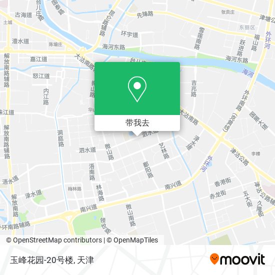 玉峰花园-20号楼地图