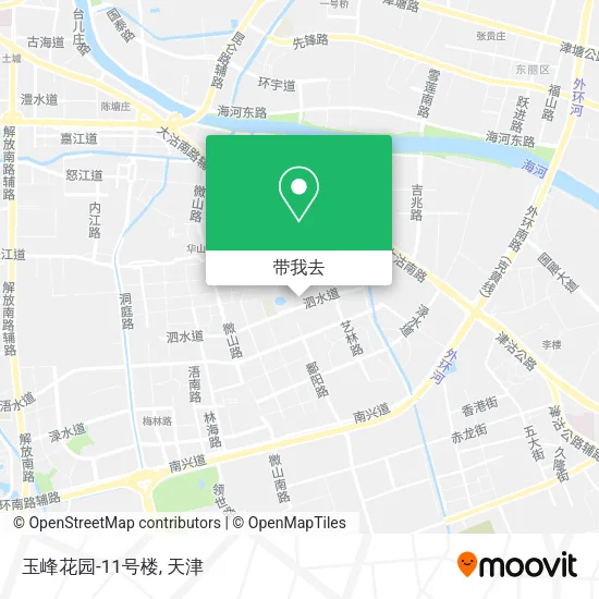 玉峰花园-11号楼地图