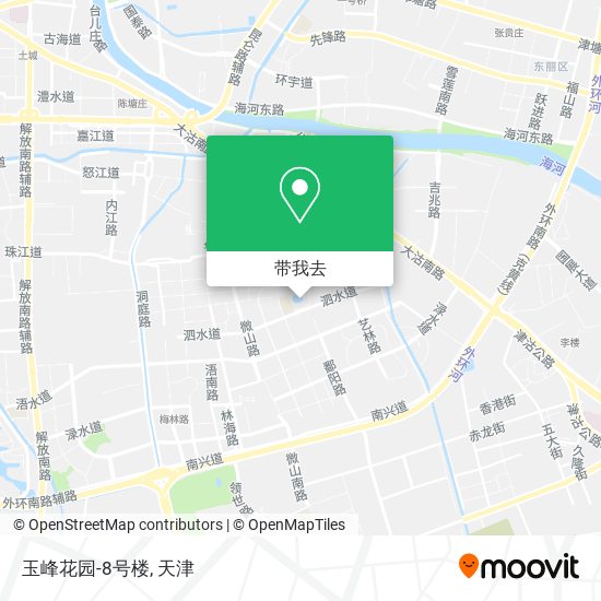 玉峰花园-8号楼地图