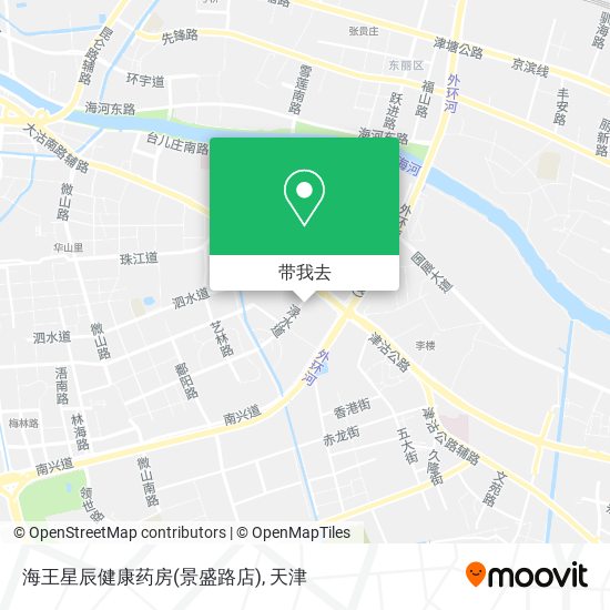 海王星辰健康药房(景盛路店)地图