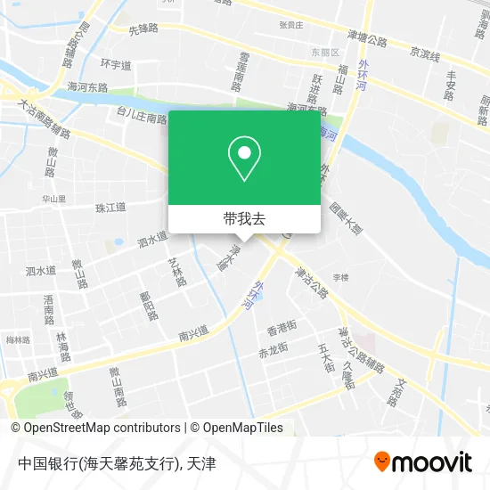 中国银行(海天馨苑支行)地图
