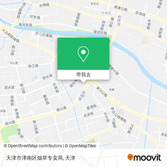 天津市津南区烟草专卖局地图