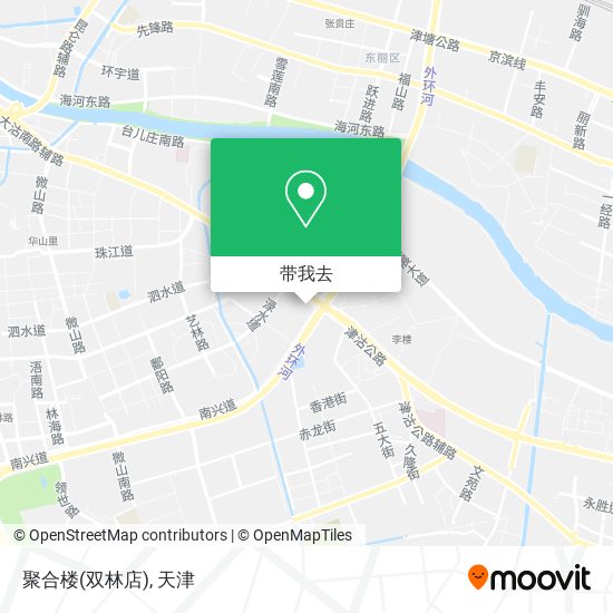聚合楼(双林店)地图