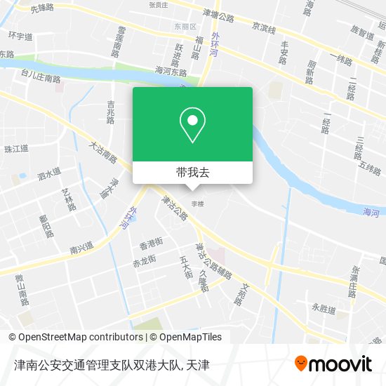 津南公安交通管理支队双港大队地图