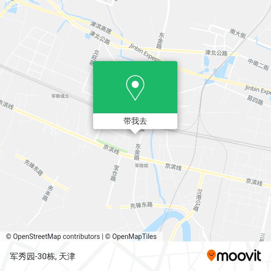 军秀园-30栋地图