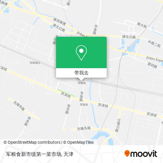 军粮食新市缜第一菜市场地图