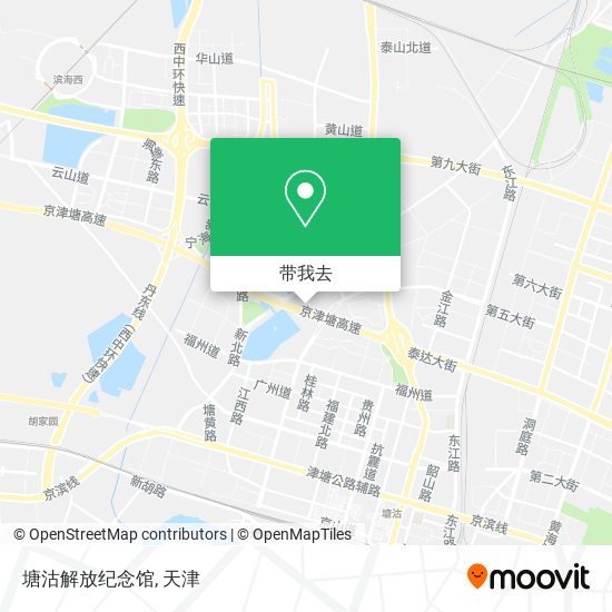 塘沽解放纪念馆地图