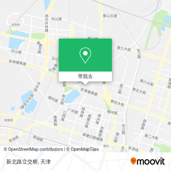 新北路立交桥地图