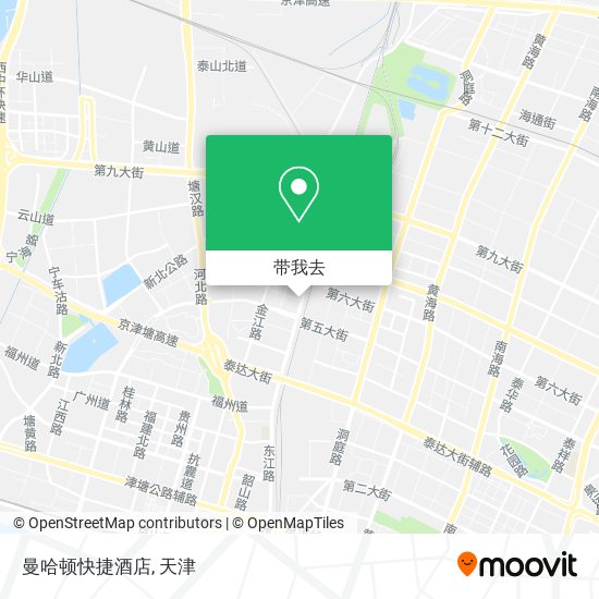 曼哈顿快捷酒店地图