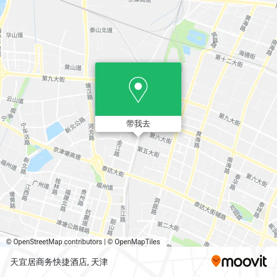天宜居商务快捷酒店地图