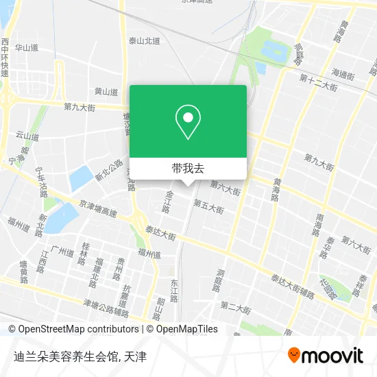 迪兰朵美容养生会馆地图