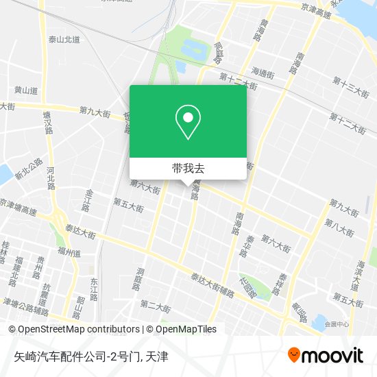 矢崎汽车配件公司-2号门地图