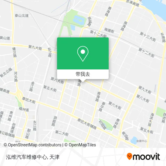 泓维汽车维修中心地图