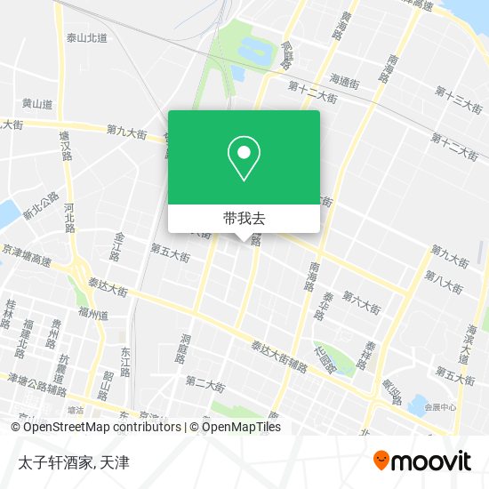 太子轩酒家地图