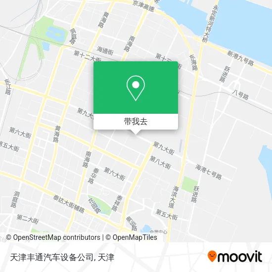 天津丰通汽车设备公司地图