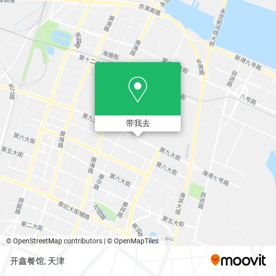 开鑫餐馆地图
