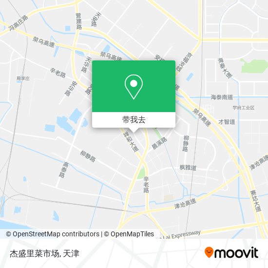 杰盛里菜市场地图