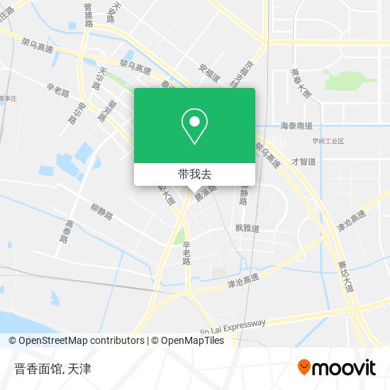 晋香面馆地图