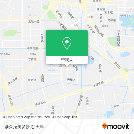 潘朵拉美发沙龙地图