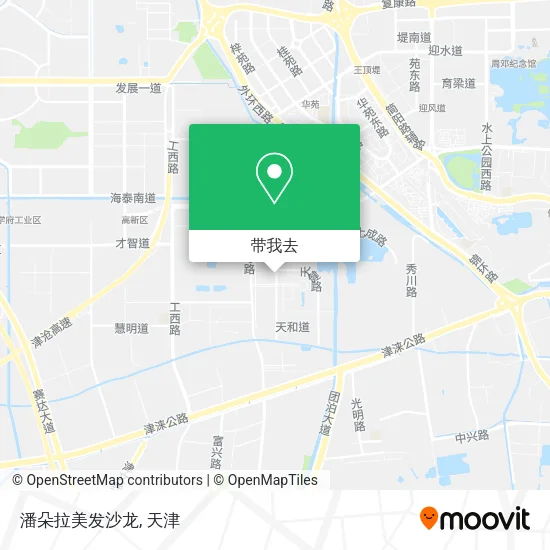 潘朵拉美发沙龙地图