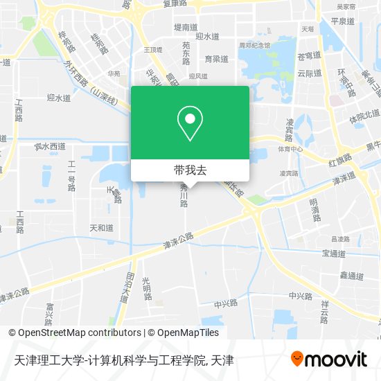 天津理工大学-计算机科学与工程学院地图