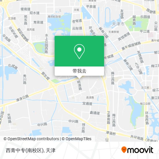西青中专(南校区)地图