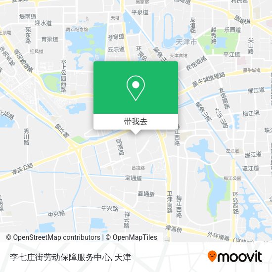 李七庄街劳动保障服务中心地图
