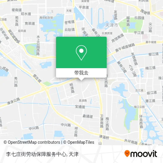 李七庄街劳动保障服务中心地图