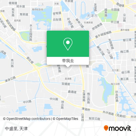 中盛里地图