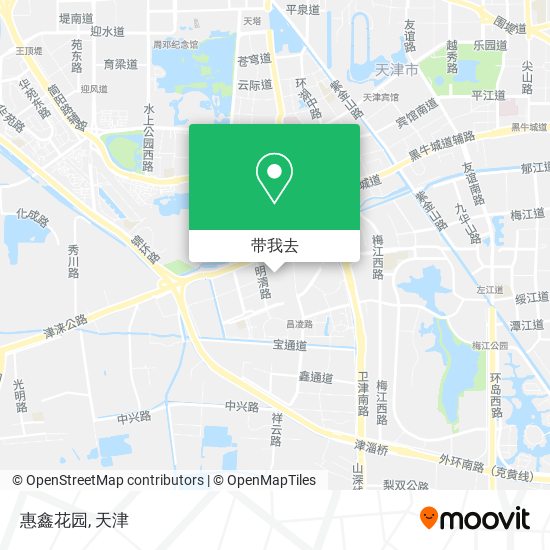惠鑫花园地图