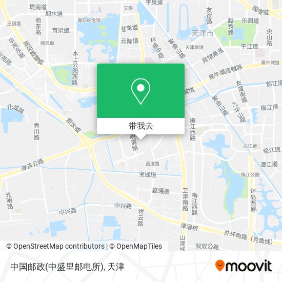中国邮政(中盛里邮电所)地图