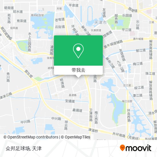 众邦足球场地图