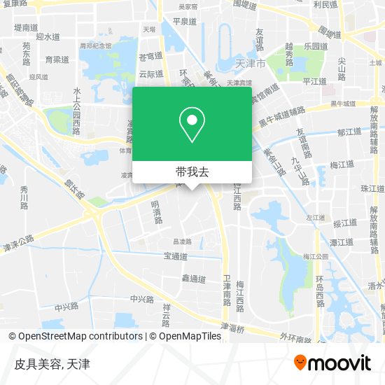 皮具美容地图
