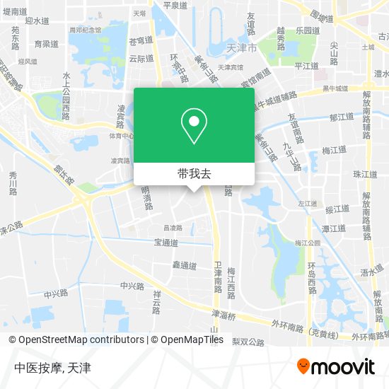 中医按摩地图